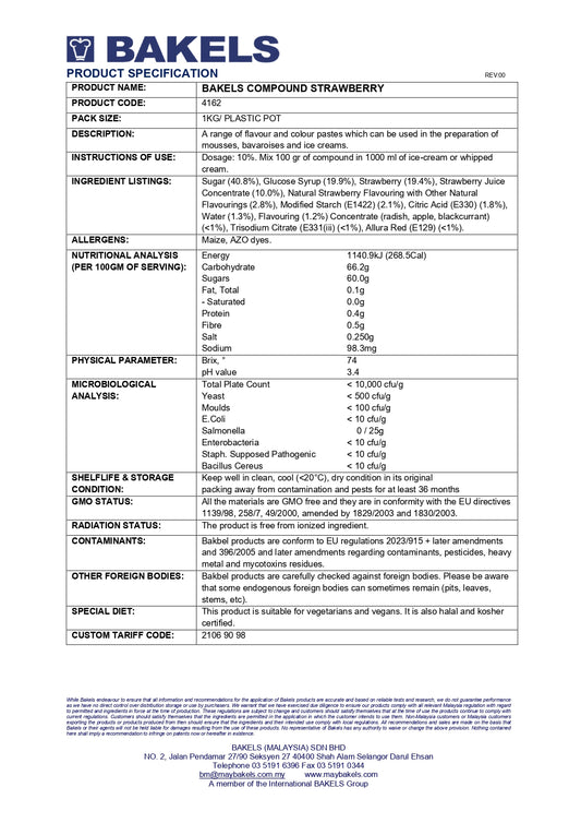 Compound Strawberry - 1Kg