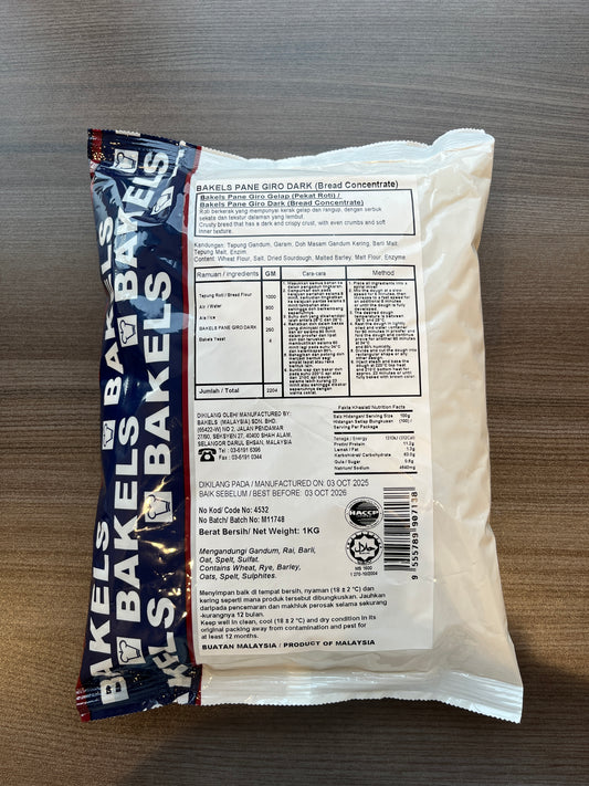 Pane Giro Dark  (Bread Concentrate) - 1Kg